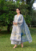 Elaf Embroiderd Lawn Suit ELY-12 SKY BLISS