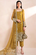 Farasha Chiffon 3 Piece Suit Amber