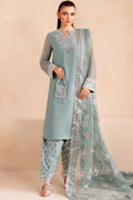 Farasha Chiffon 3 Piece Suit Aura