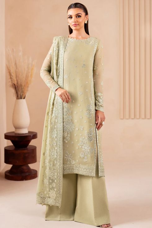 Farasha Chiffon 3 Piece Suit Dazzle