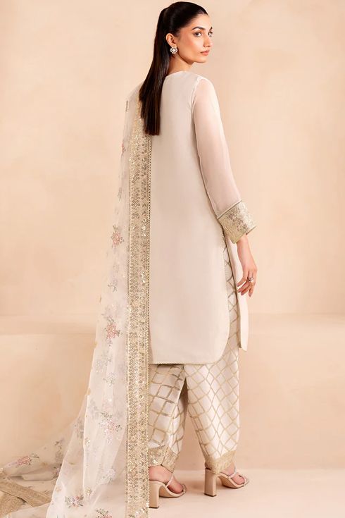 Farasha Chiffon 3 Piece Suit Serene