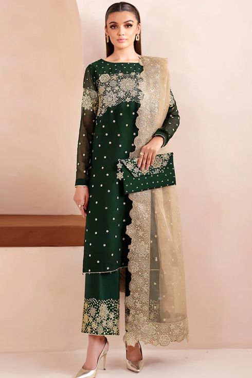 Farasha Chiffon 3 Piece Suit Valor