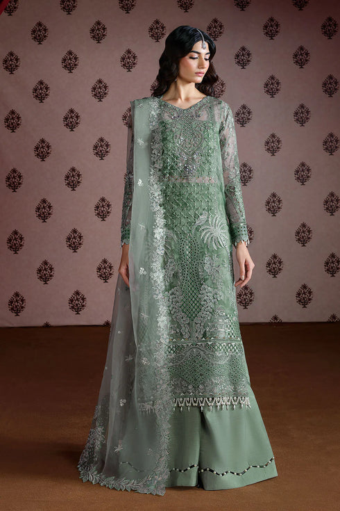 Ramsha Embroidered Organza Suit E-301
