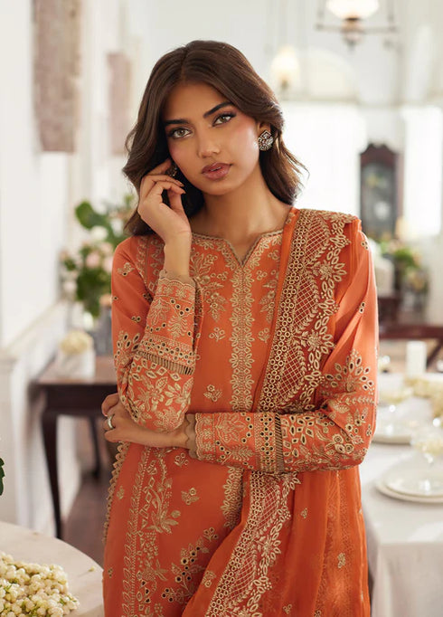 Gulaal Embroidered Chikankaari suit Solara