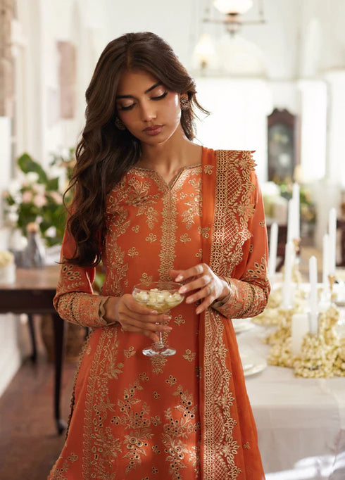 Gulaal Embroidered Chikankaari suit Solara
