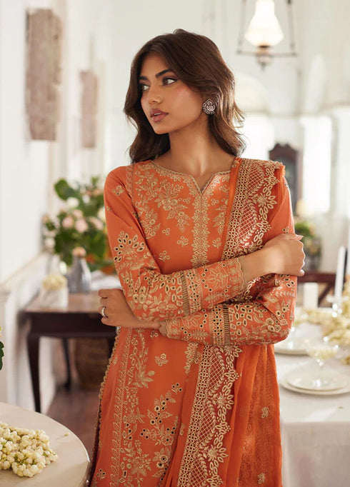Gulaal Embroidered Chikankaari suit Solara