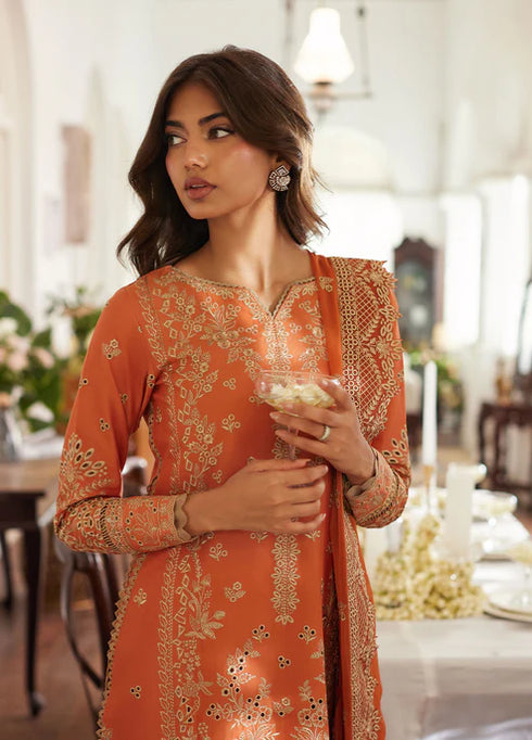 Gulaal Embroidered Chikankaari suit Solara