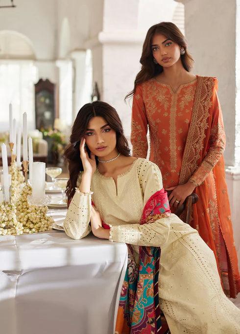 Gulaal Embroidered Chikankaari suit Azmin