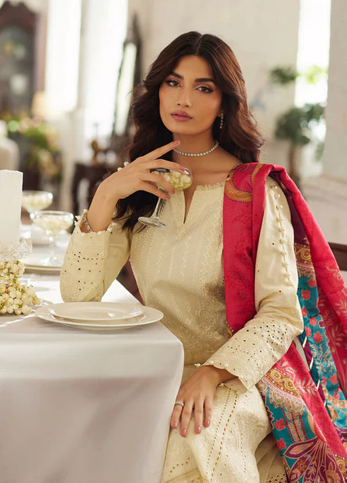 Gulaal Embroidered Chikankaari suit Azmin