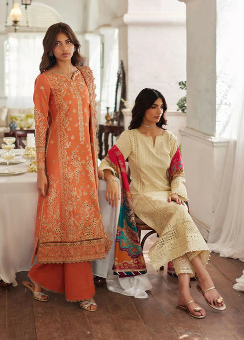 Gulaal Embroidered Chikankaari suit Azmin