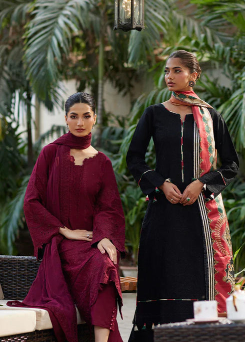Gulaal Embroidered Chikankaari suit Solene