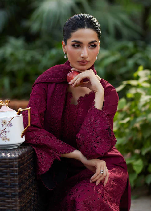 Gulaal Embroidered Chikankaari suit Reina