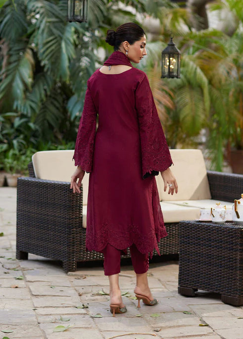 Gulaal Embroidered Chikankaari suit Reina