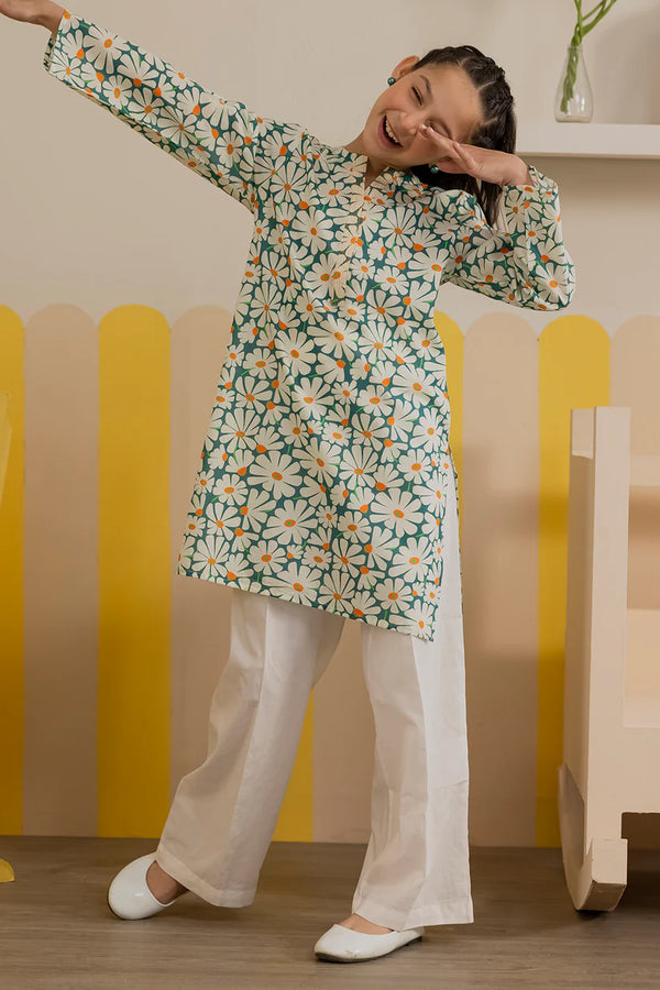 Zellbury Girls Lawn Kurta - 1400