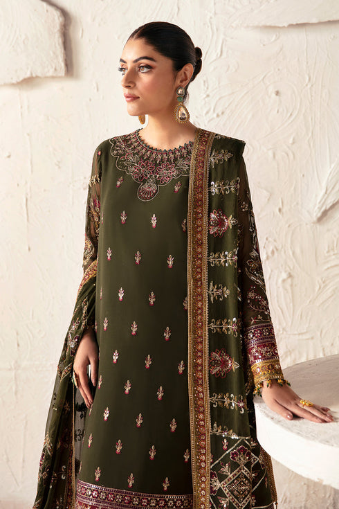 Alizeh Embroidered Chiffon 3 Piece Suit Kanza - V17D05