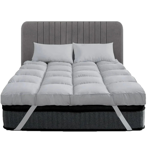 Mattress Topper 10CM Extra Thick with 1000GSM Filling Fiber | 90 cm x 190 cm