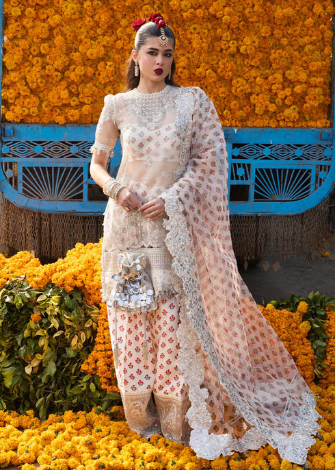 Hussain Rehar Organza Suit Zareen