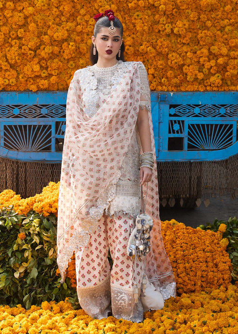 Hussain Rehar Organza Suit Zareen