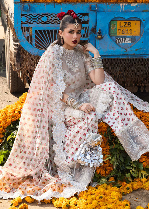 Hussain Rehar Organza Suit Zareen