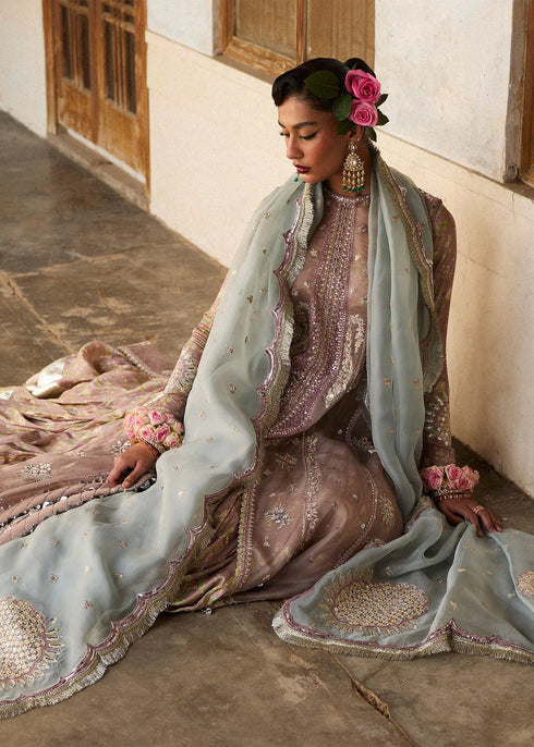 Hussain Rehar Organza Suit Ziniya