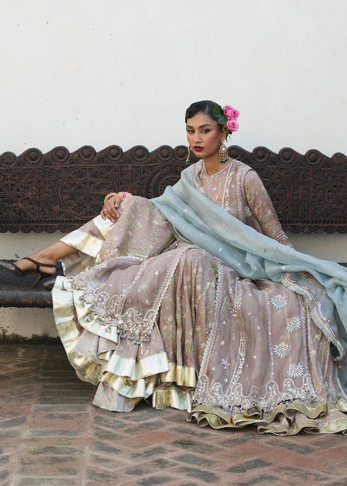Hussain Rehar Organza Suit Ziniya