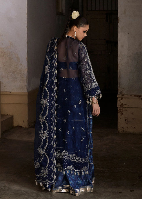 Hussain Rehar Organza Suit Safa