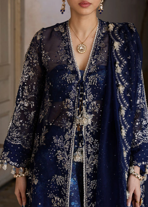 Hussain Rehar Organza Suit Safa