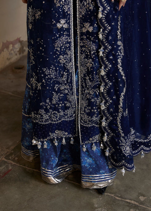 Hussain Rehar Organza Suit Safa