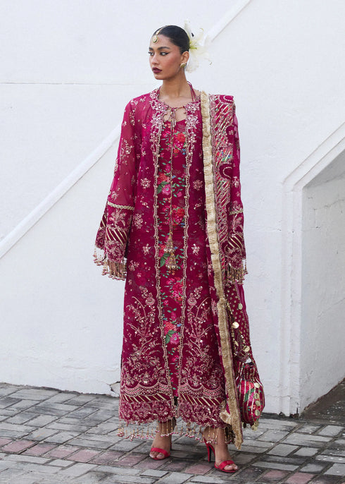 Hussain Rehar Organza Suit Maher