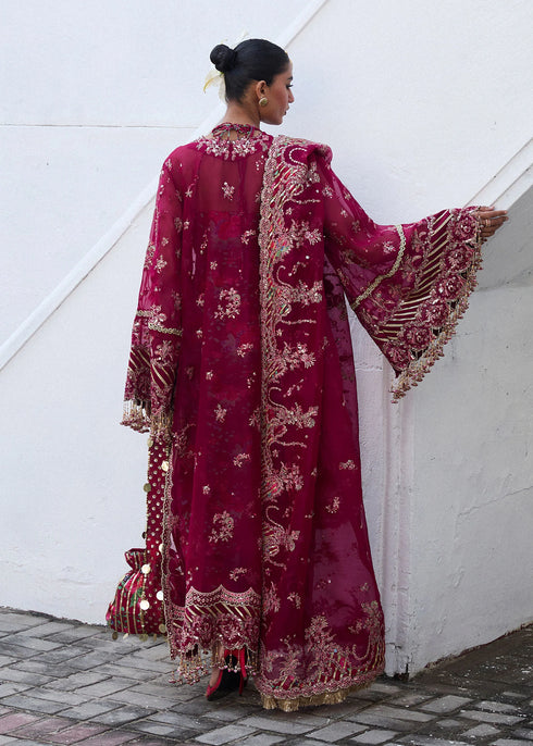 Hussain Rehar Organza Suit Maher