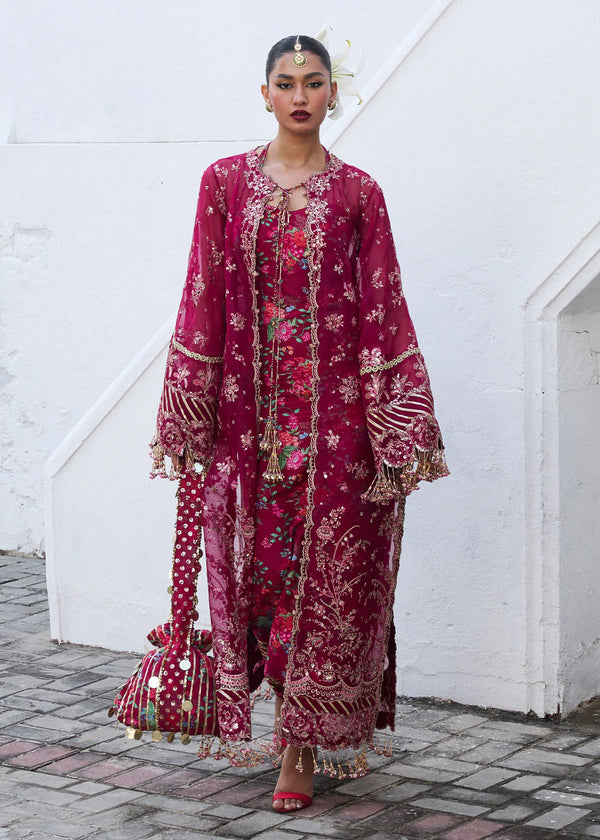 Hussain Rehar Organza Suit Maher