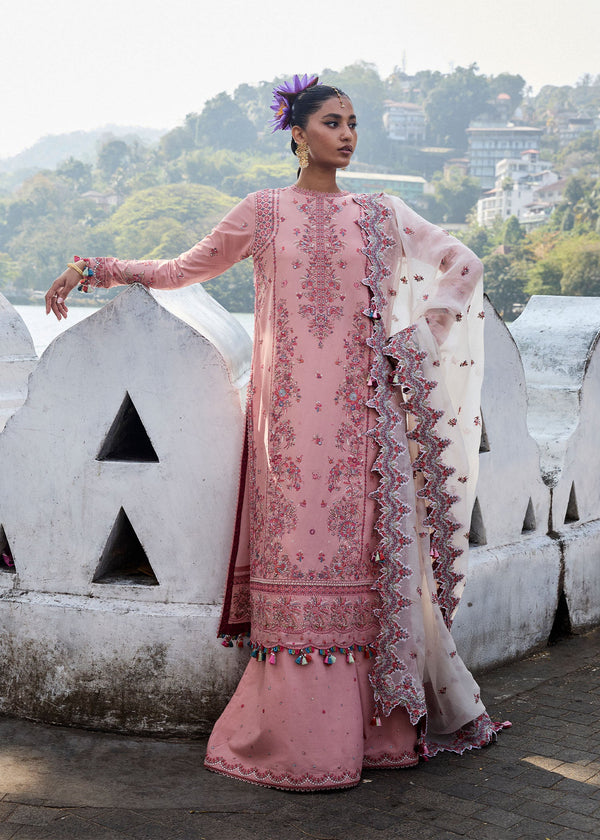 Hussain Rehar Embroidered Lawn Suit Peaar