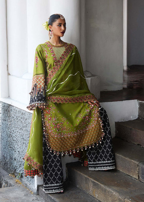 Hussain Rehar Embroidered Lawn Suit Abass