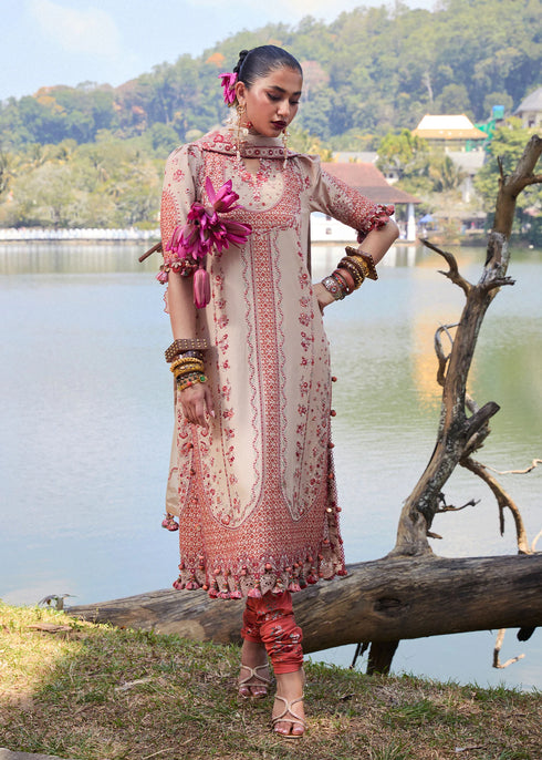 Hussain Rehar Embroidered Lawn Suit Mari