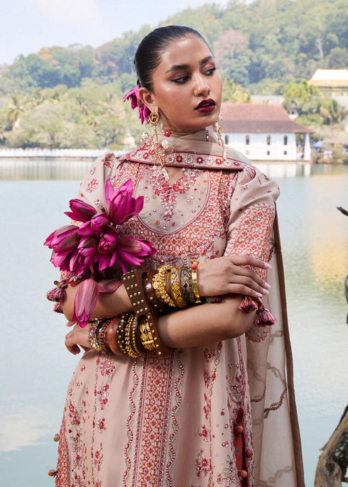 Hussain Rehar Embroidered Lawn Suit Mari