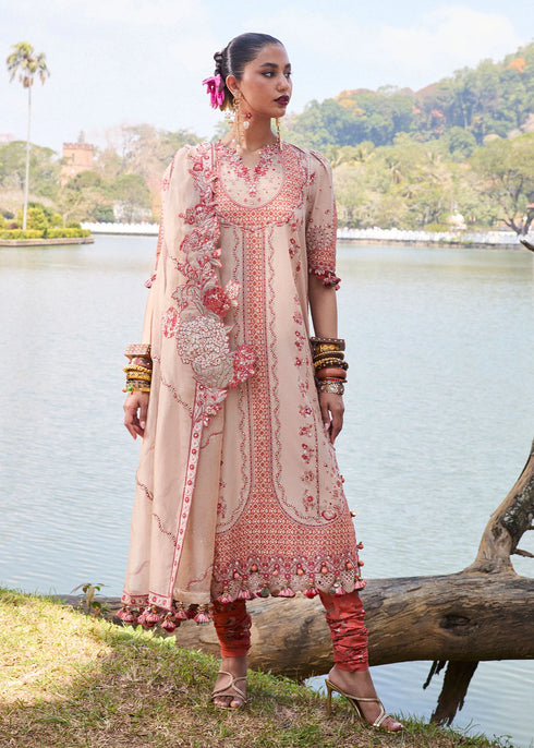 Hussain Rehar Embroidered Lawn Suit Mari