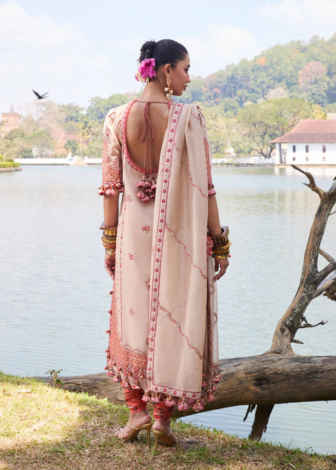 Hussain Rehar Embroidered Lawn Suit Mari