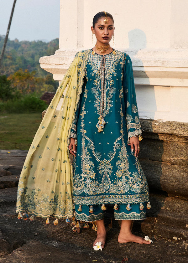 Hussain Rehar Embroidered Lawn Suit Eupic