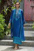 Mushq Embroidered Raw Silk Suit Marisette
