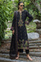 Mushq Embroidered Raw Silk Suit Onyxa