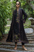 Mushq Embroidered Raw Silk Suit Onyxa