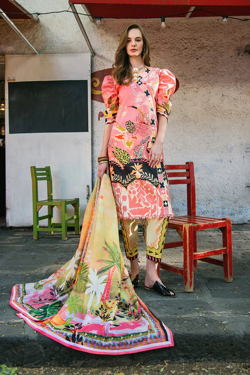 Mushq  Printed lawn Suit Spring Avenue
