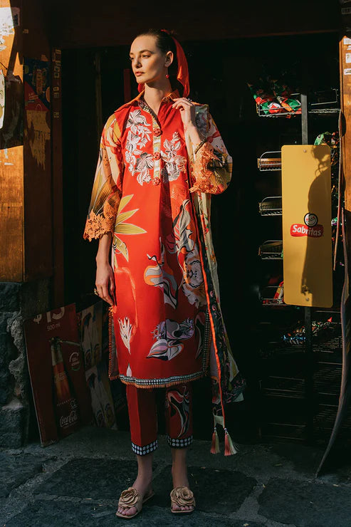 Mushq  Printed lawn Suit Ride Vineyard