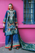 Mushq  Printed lawn Suit Life of Irises