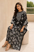 Holiday TOP Women’s Plus Size Kaftan Tunic Dress – Multicolour Round-Neck Holiday Wear