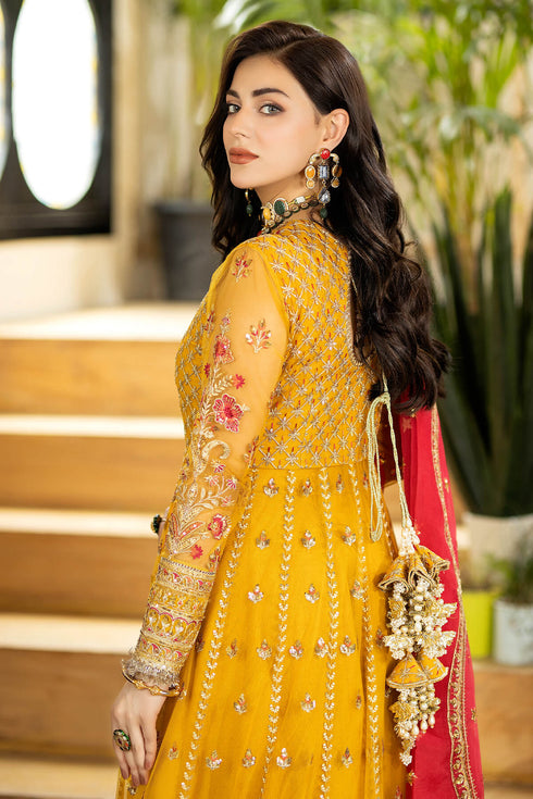 Imrozia Embroidered net 3 Piece I-182 AAFREEN
