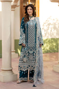 Imrozia Embroidered Organza Suit I-267 Zarqash