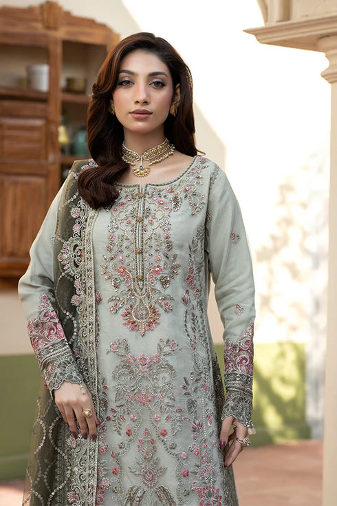 Imrozia Embroidered Organza Suit I-268 Narmeen