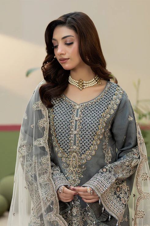 Imrozia Embroidered Organza Suit I-269 Sukoon