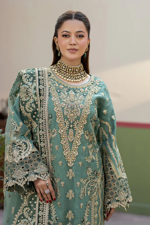 Imrozia Embroidered Organza Suit I-271 Rimal